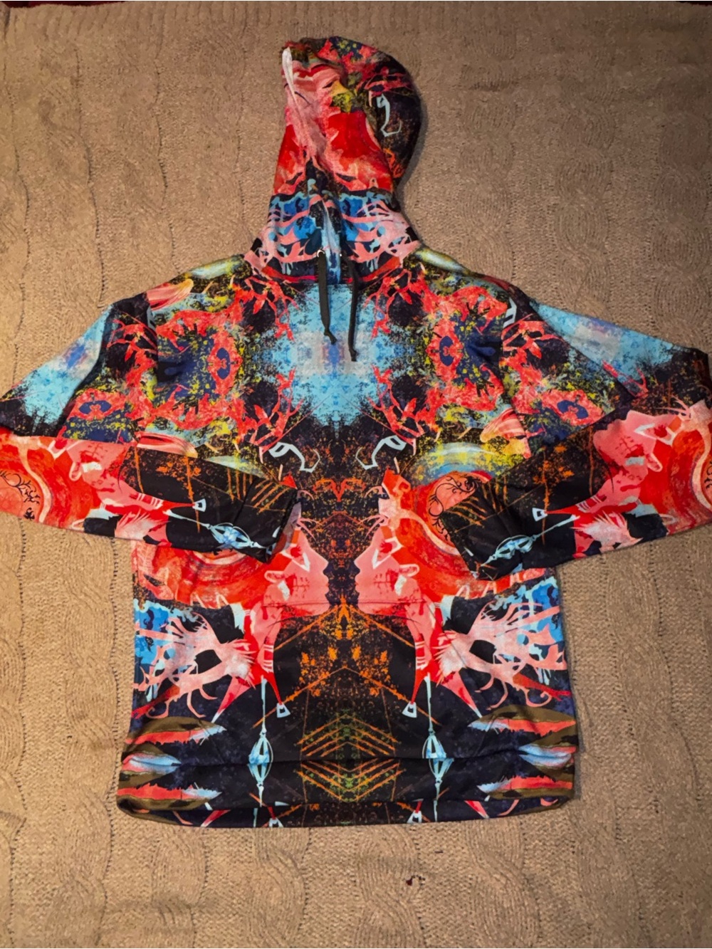 Bassnectar Psychedelic EDM Graphic Hoodie Size S Limited Edition
